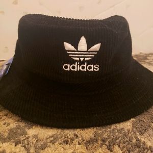 Velour/ courderoy Adidas bucket hat